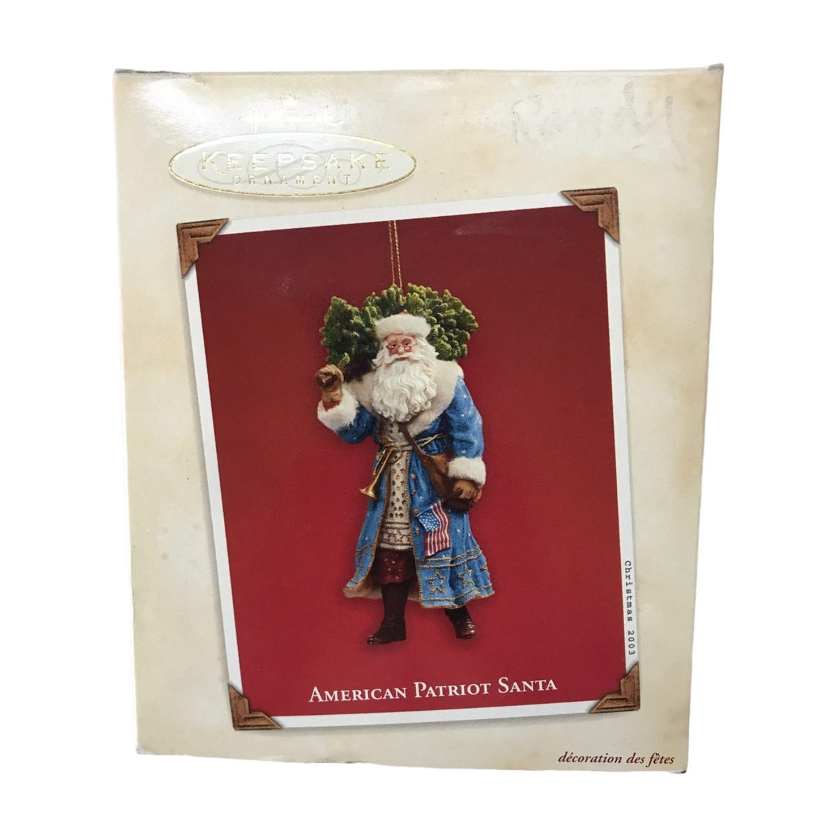 2003 American Patriot Santa Hallmark Ornament (Santa Claus) QXG2549 Image2