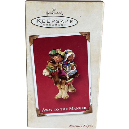 2003 Away to the Manger Hallmark Ornament (Nativity) QXG8669