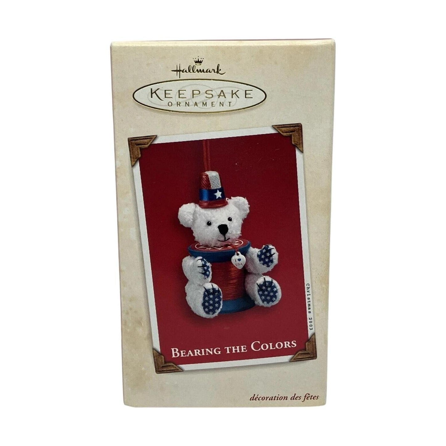 2003 Bearing the Colors Hallmark Ornament (Polar Bear) QXG2499 Image2