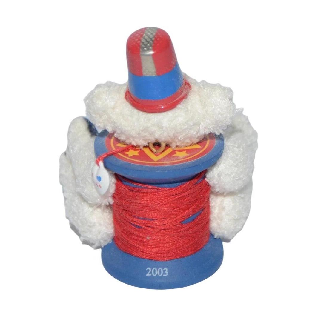 2003 Bearing the Colors Hallmark Ornament (Polar Bear) QXG2499 Image4
