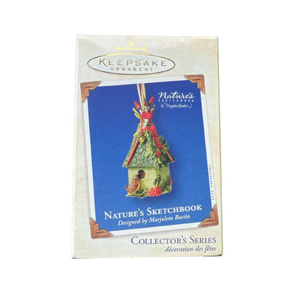 2003 Birdhouse Hallmark Ornament (Nature's Sketchbook) QX8679