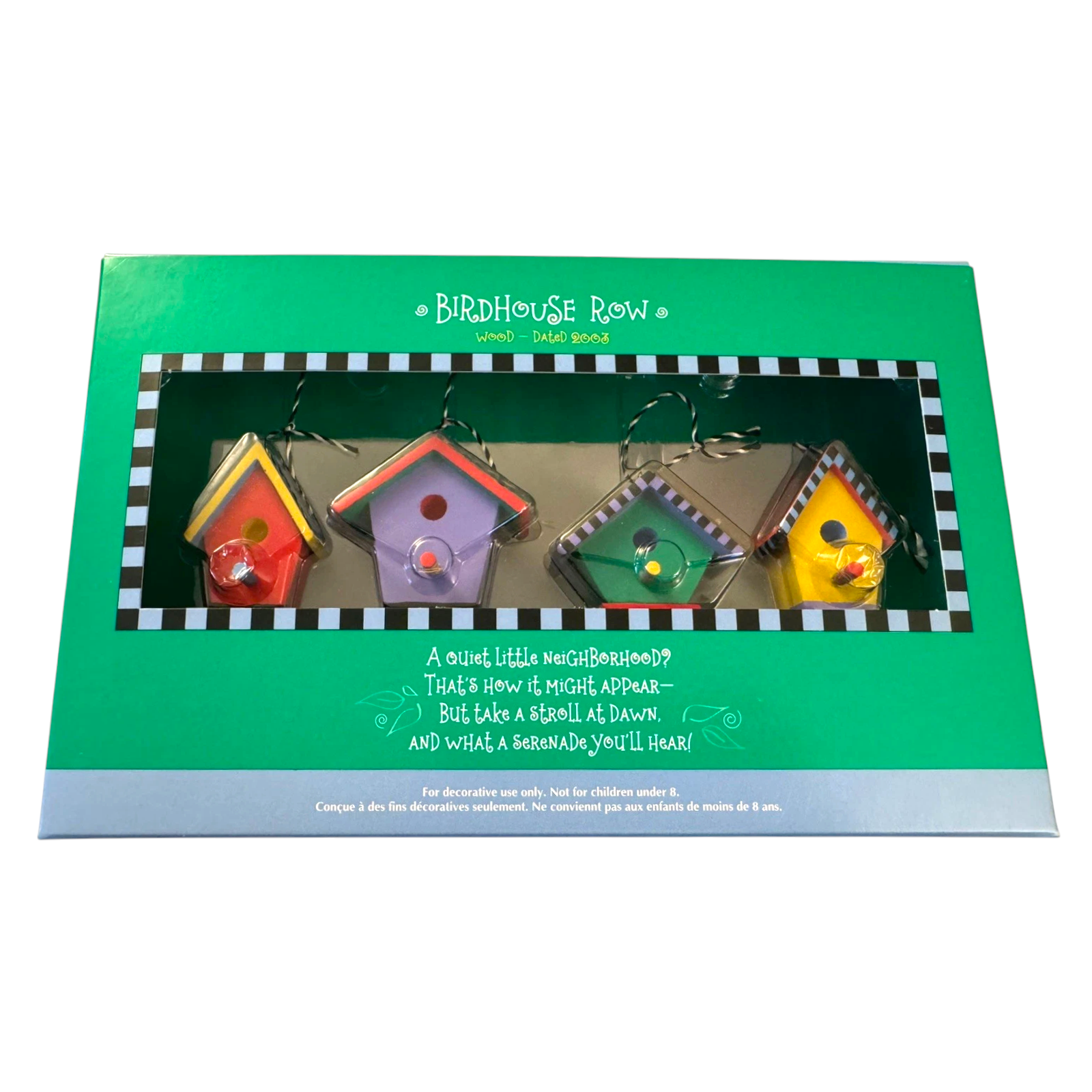 2003 Birdhouse Row Hallmark Ornament (Tweedle Dee Tweet) QEO8529