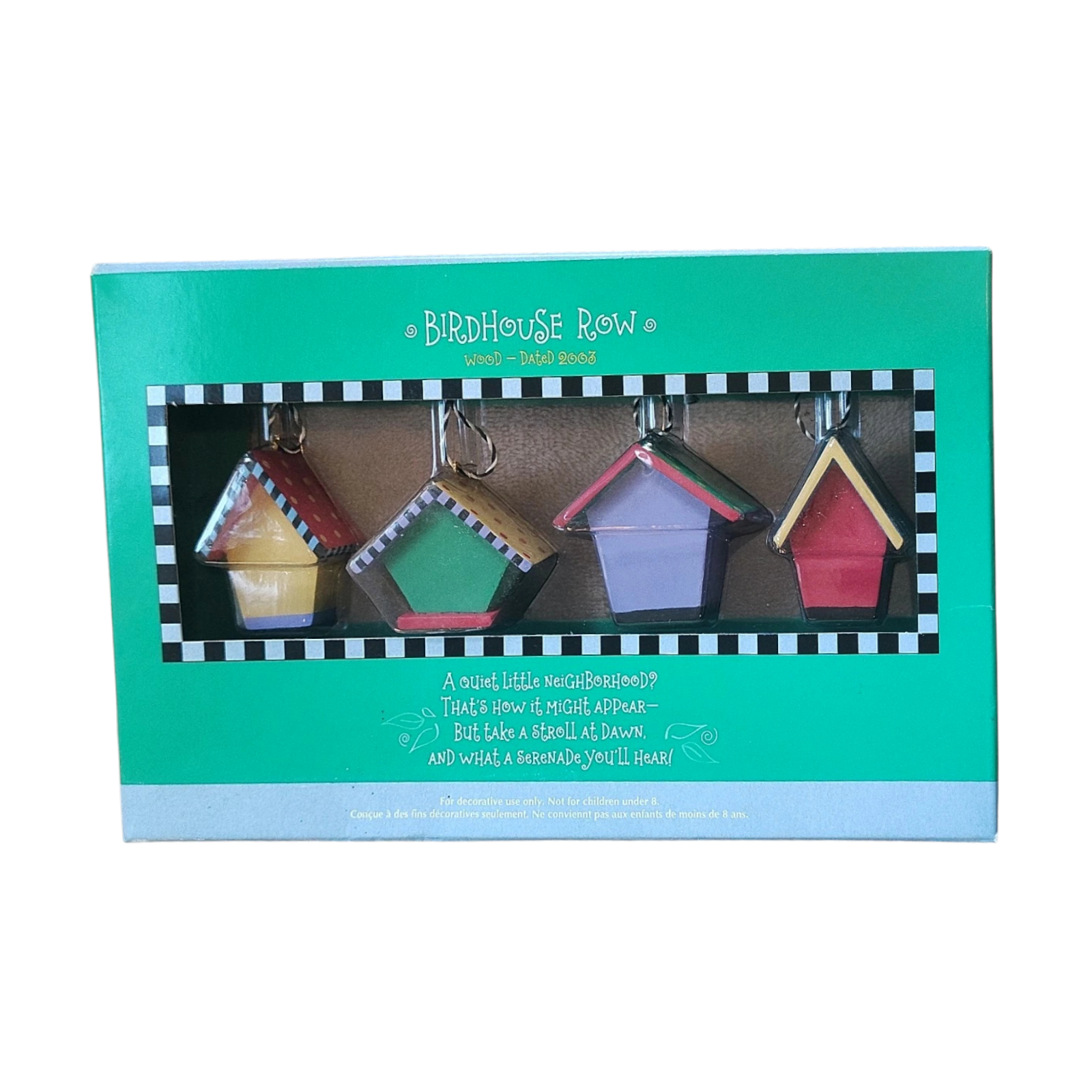 2003 Birdhouse Row Hallmark Ornament (Tweedle Dee Tweet) QEO8529