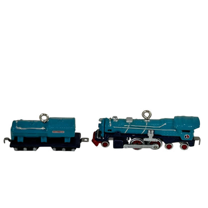 2003 Blue Comet Steam Locomotive and Tender Hallmark Ornament (Lionel) QXM4887
