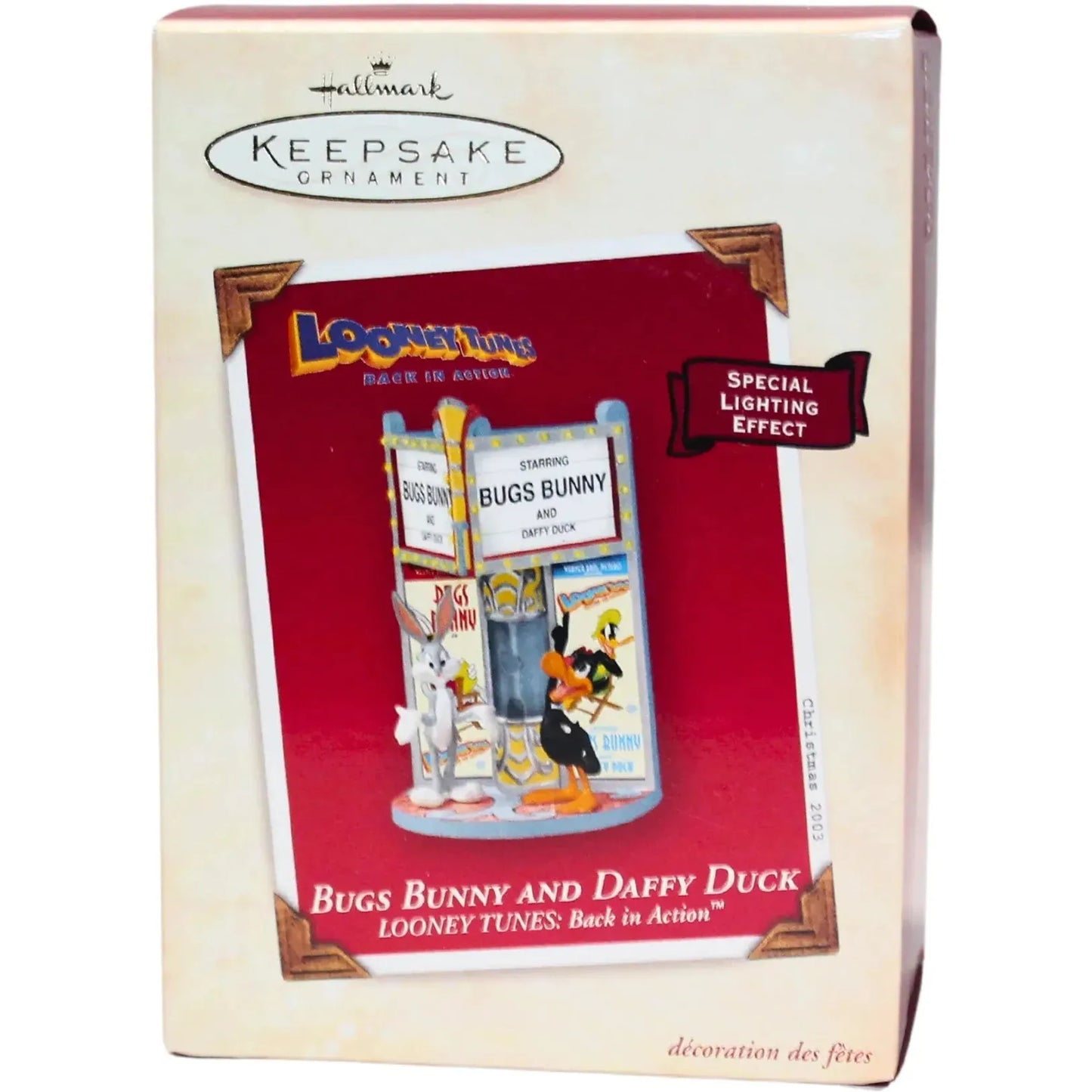 2003 Bugs Bunny and Daffy Duck Hallmark Ornament (Looney Tunes) QXI4329