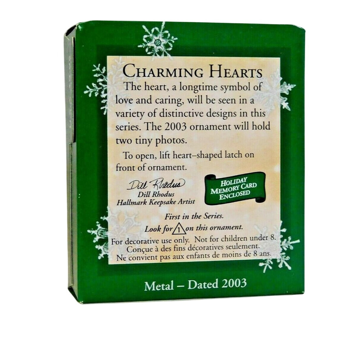 2003 Charming Hearts Hallmark Ornament (Charming Hearts) QXM4939