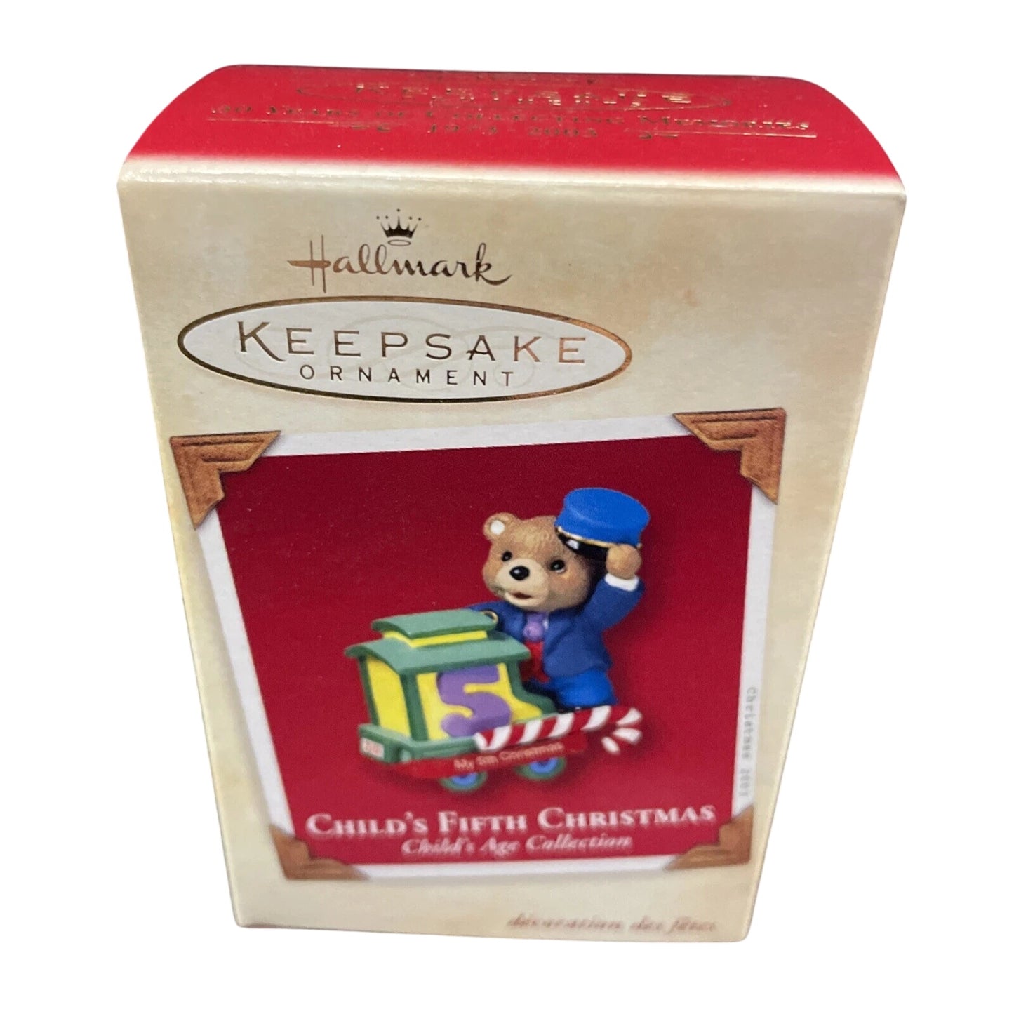 2003 Child's Fifth Christmas Hallmark Ornament (Child's Age Collection) QXG8717