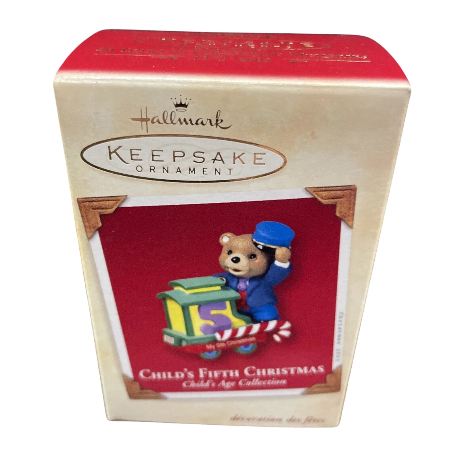 2003 Child's Fifth Christmas Hallmark Ornament (Child's Age Collection) QXG8717