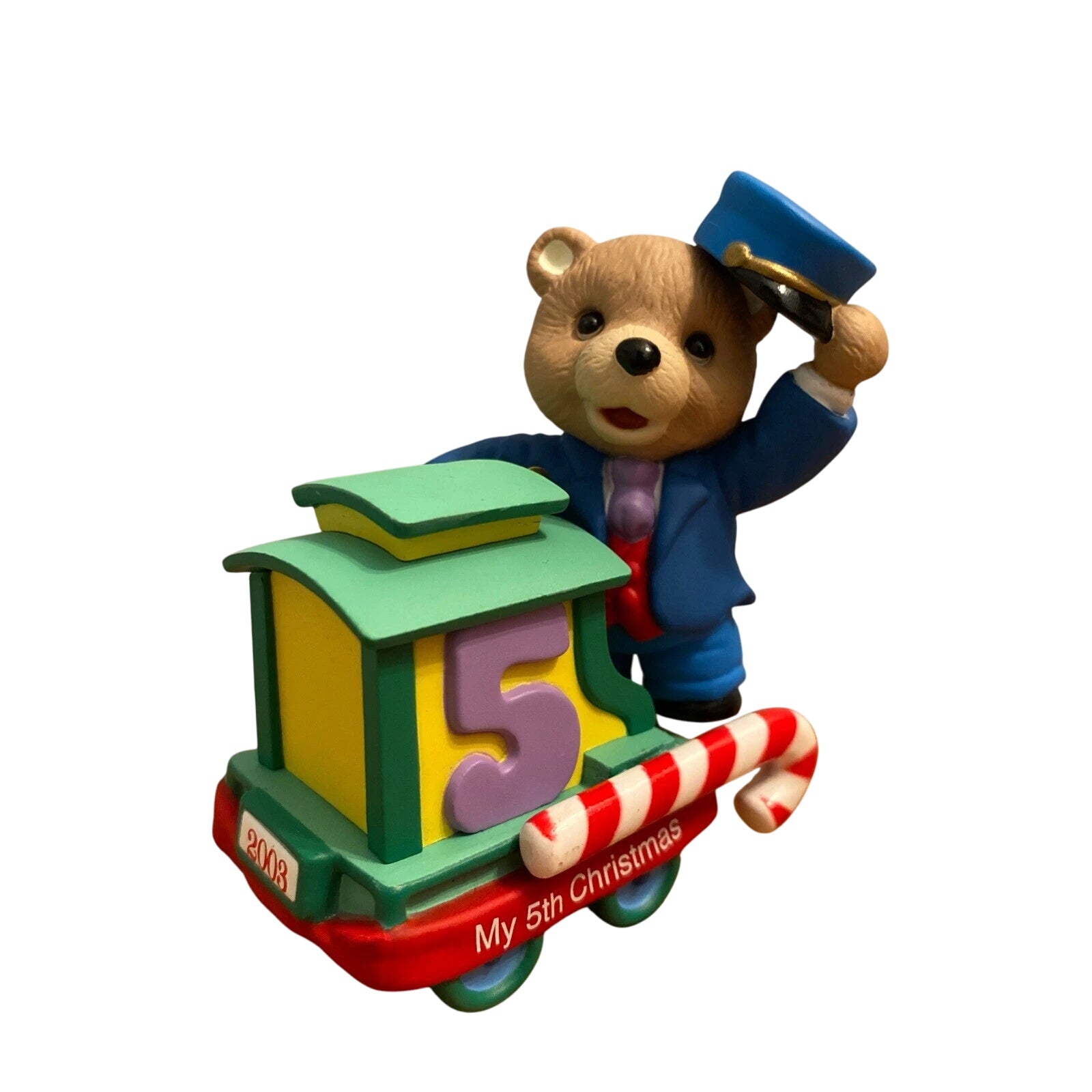 2003 Child's Fifth Christmas Hallmark Ornament (Child's Age Collection) QXG8717