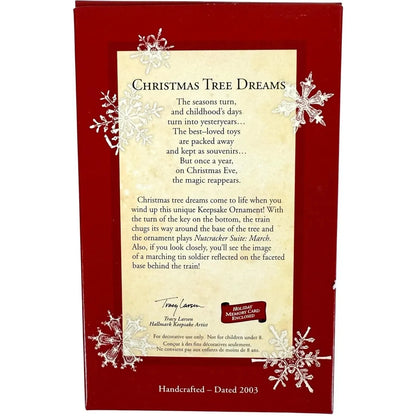 2003 Christmas Tree Dreams Hallmark Ornament (Windup Motion and Music!) QLX7477
