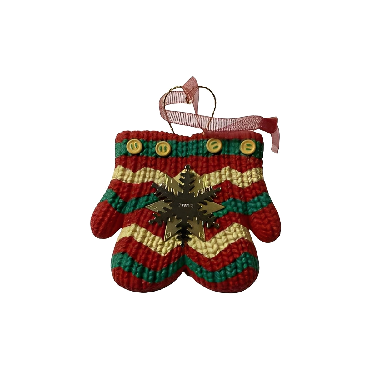 2003 Christmas Tree Gift Clip Hallmark Ornament (Mittens) QXG8637