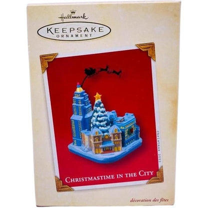 2003 Christmastime in the City Hallmark Ornament (Urban Silhouette) QXG8817