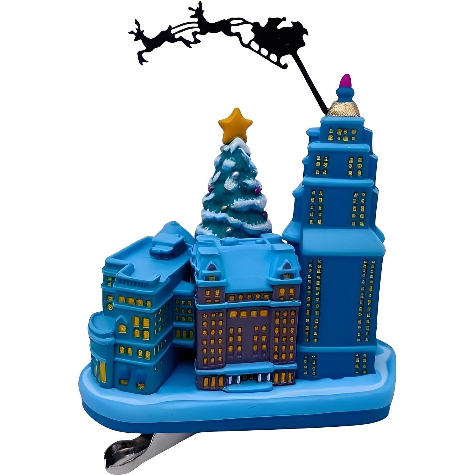 2003 Christmastime in the City Hallmark Ornament (Urban Silhouette) QXG8817