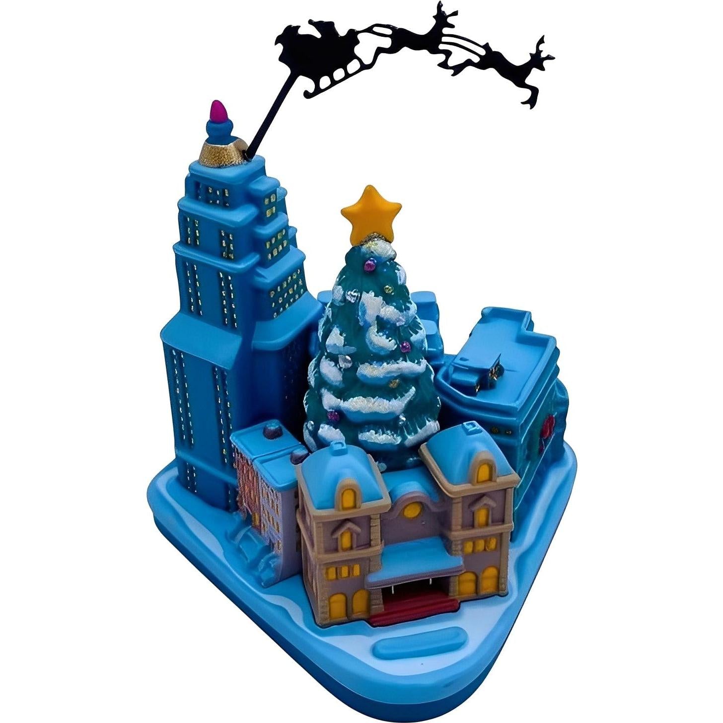 2003 Christmastime in the City Hallmark Ornament (Urban Silhouette) QXG8817
