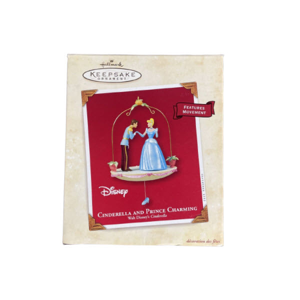 2003 Cinderella and Prince Charming Hallmark Ornament (Cinderella) QXD5139