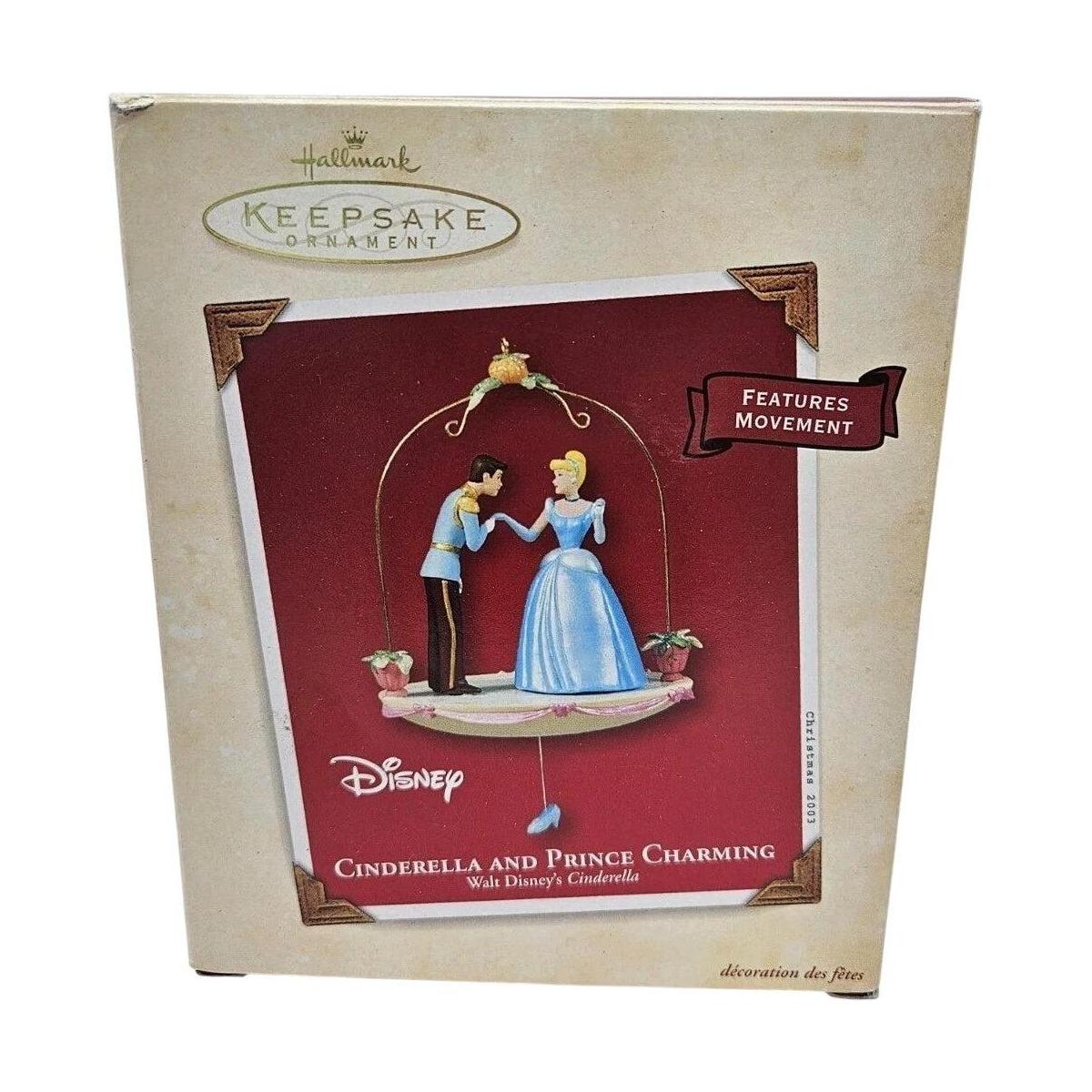 2003 Cinderella and Prince Charming Hallmark Ornament (Cinderella) QXD5139 Image2
