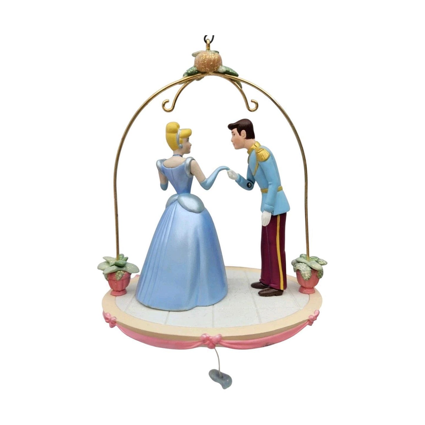 2003 Cinderella and Prince Charming Hallmark Ornament (Cinderella) QXD5139 Image5