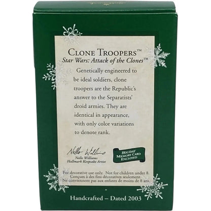 2003 Clone Troopers Hallmark Ornament (Star Wars) QXM5127