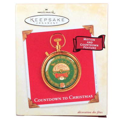 2003 Countdown to Christmas Hallmark Ornament (Clock) QLX7529
