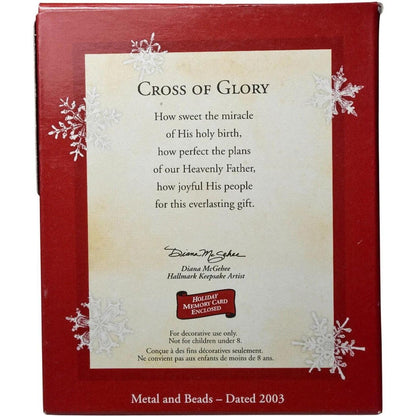 2003 Cross of Glory Hallmark Ornament (Cross) QXG8977