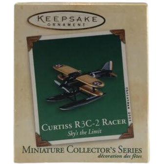 2003 Curtiss R3C‑2 Racer Hallmark Ornament (Sky's the Limit Miniature) QXM4877
