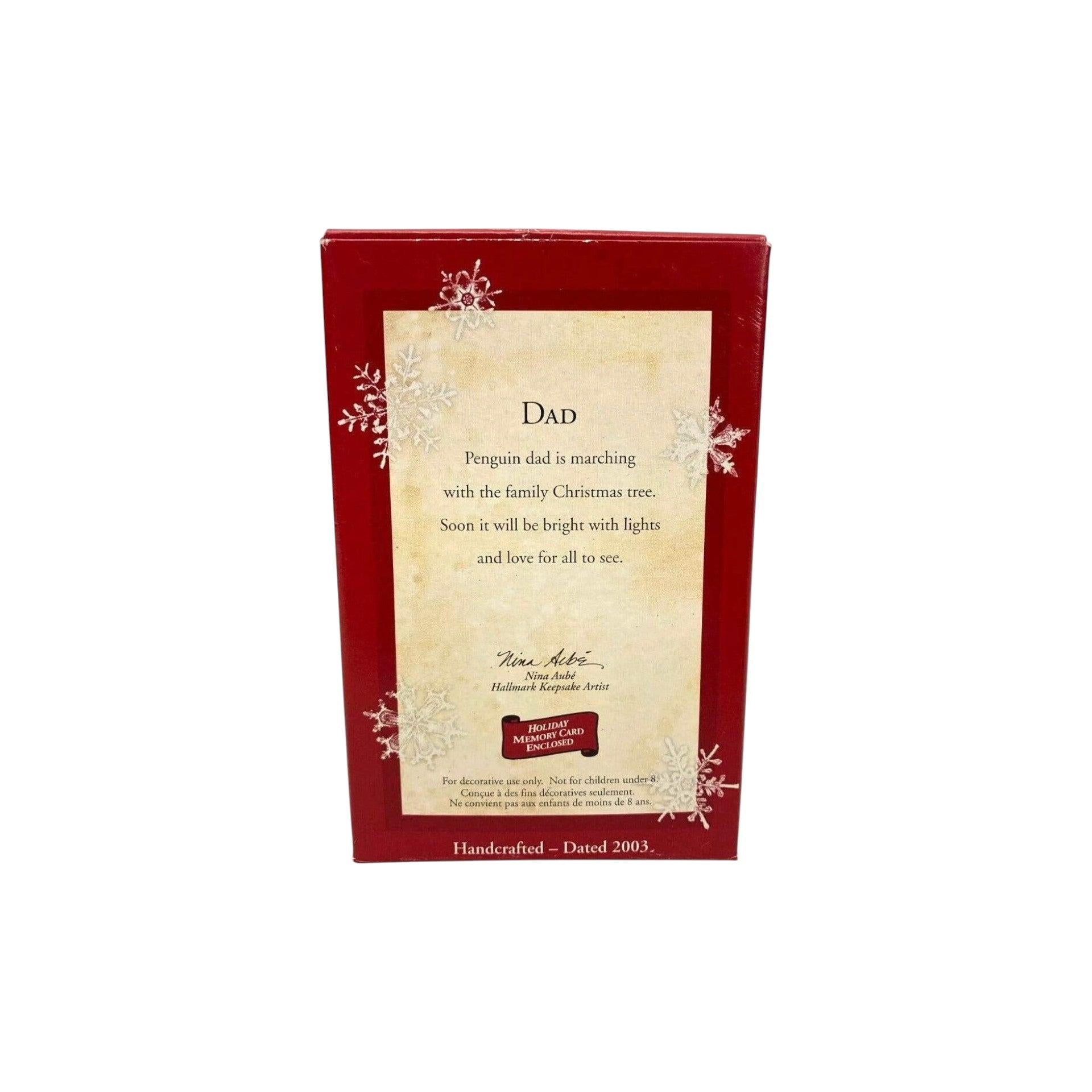 2003 Dad Hallmark Ornament (Family) QXG8889 Image7