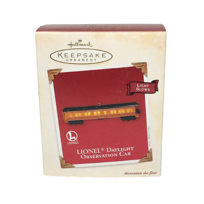 2003 Daylight Observation Car Hallmark Ornament (Lionel) QXI8327