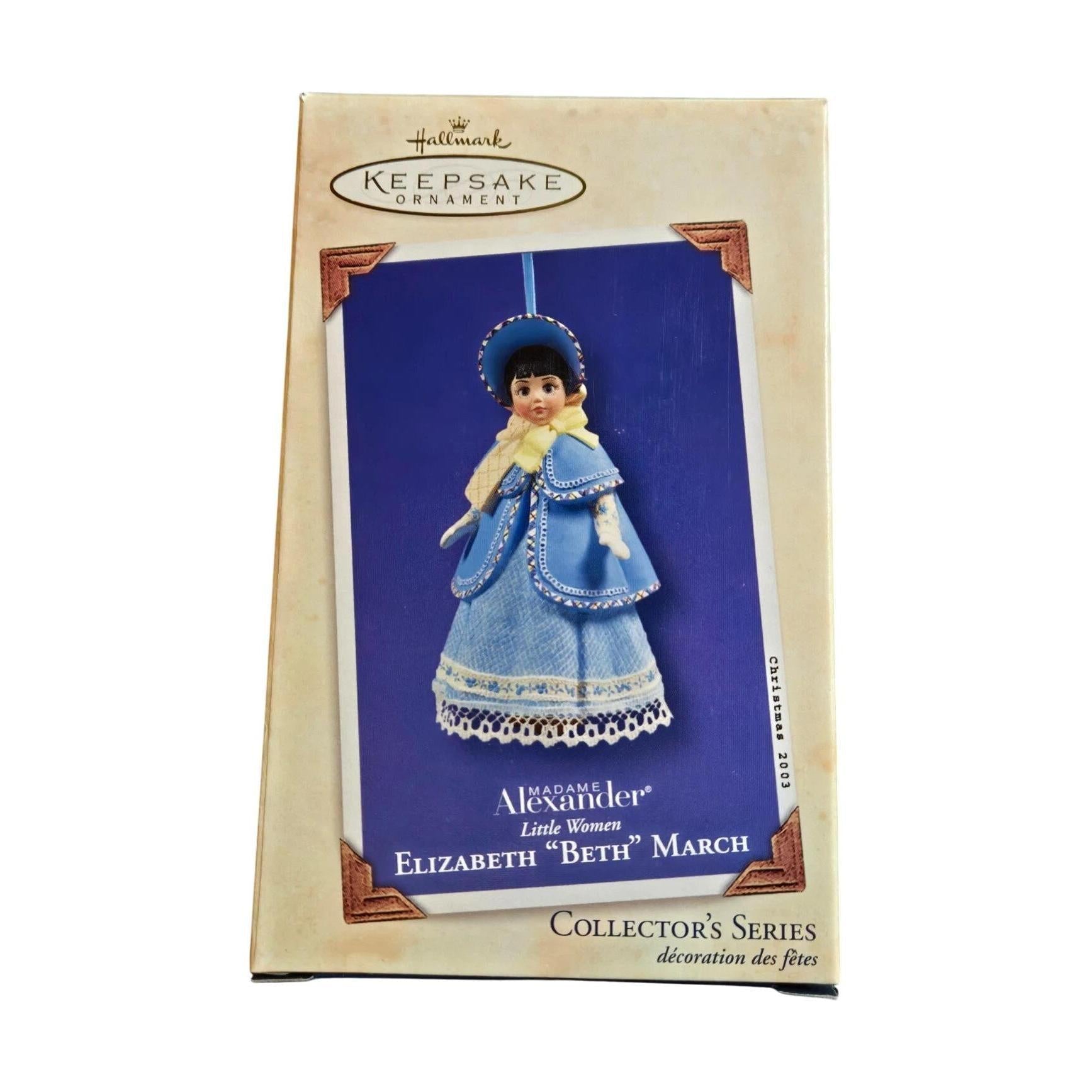 2003 Elizabeth “Beth” March Hallmark Ornament (Madame Alexander Little Women) QX8187 Image2