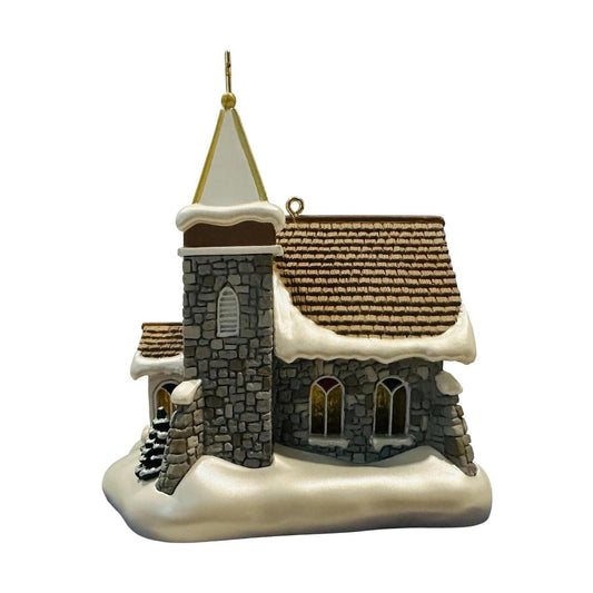 2003 Fieldstone Church Hallmark Ornament (Candlelight Services) QX7429 Image1