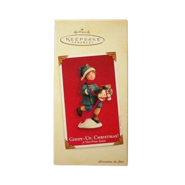 2003 Giddy-Up, Christmas! Hallmark Ornament (A Visit From Santa) QP1437