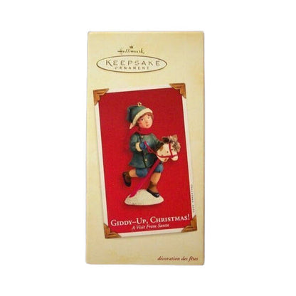 2003 Giddy-Up, Christmas! Hallmark Ornament (A Visit From Santa) QP1437
