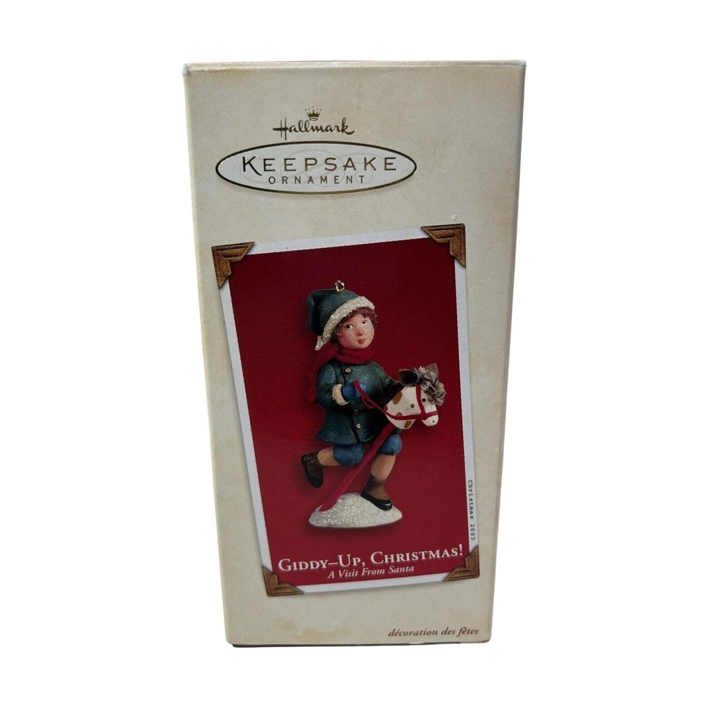 2003 Giddy-Up, Christmas! Hallmark Ornament (A Visit From Santa) QP1437 Image2