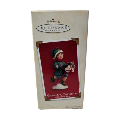 2003 Giddy-Up, Christmas! Hallmark Ornament (A Visit From Santa) QP1437 Image2