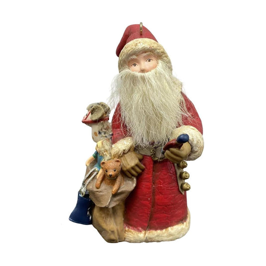 2003 Gifts for Everyone Hallmark Ornament (A Visit From Santa) QP1409 Image1