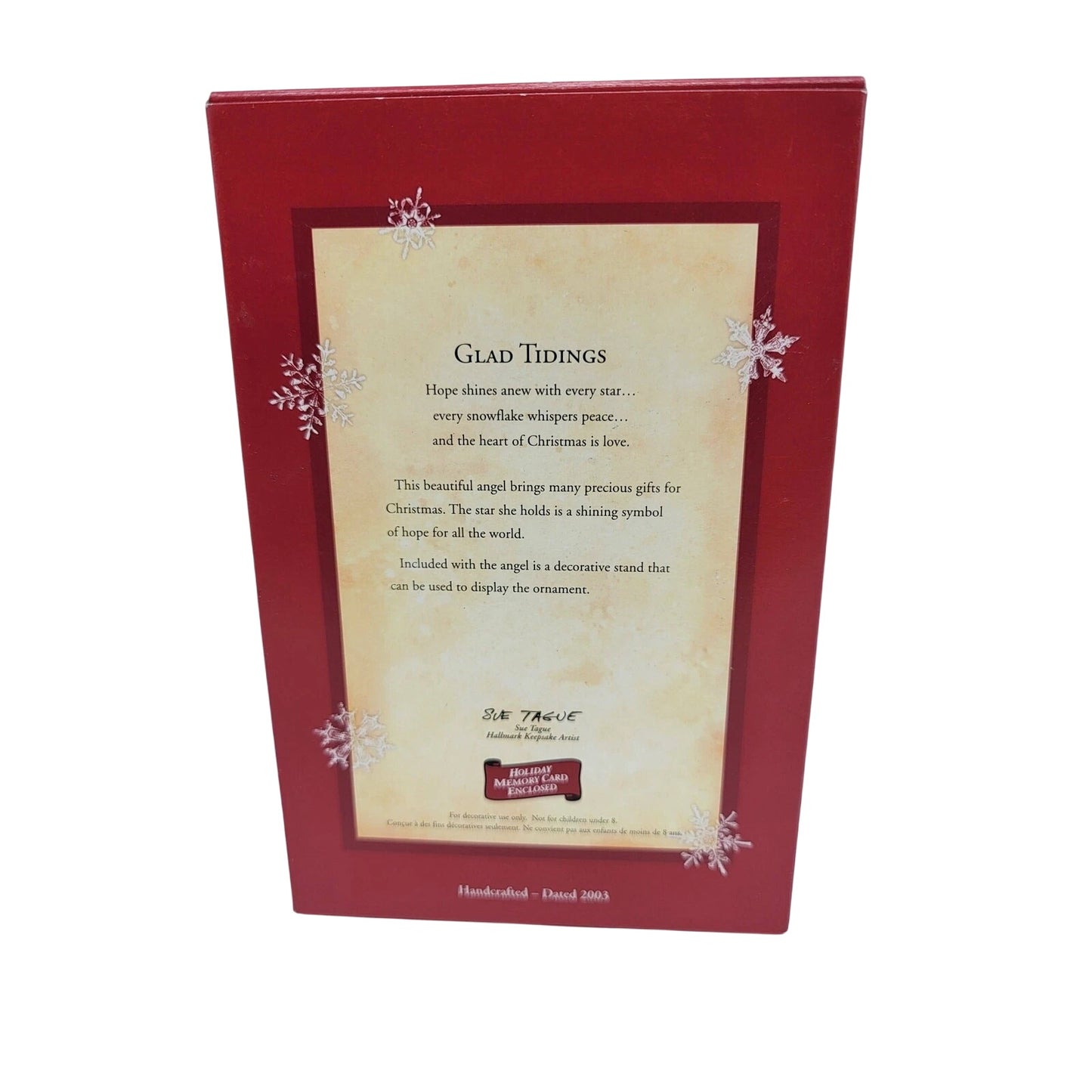 2003 Glad Tidings Hallmark Ornament (Angel) QRP4237