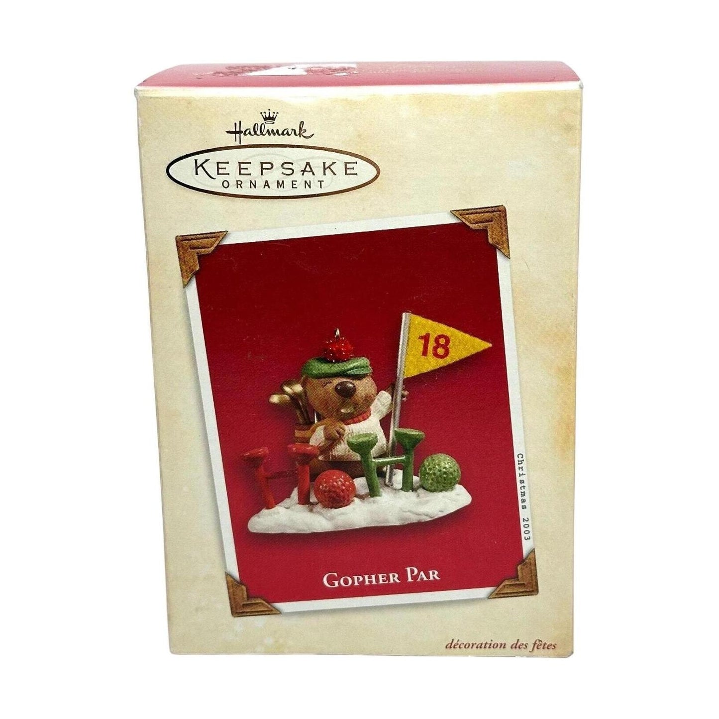 2003 Gopher Par Hallmark Ornament (Golf) QXG8587 Image2