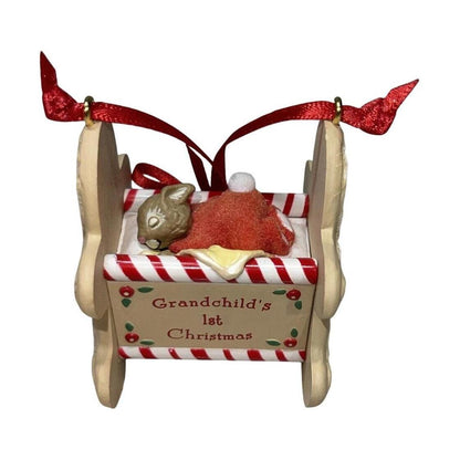 2003 GrandChild's First Christmas Hallmark Ornament (Baby's First Christmas) QXG2437 Image1