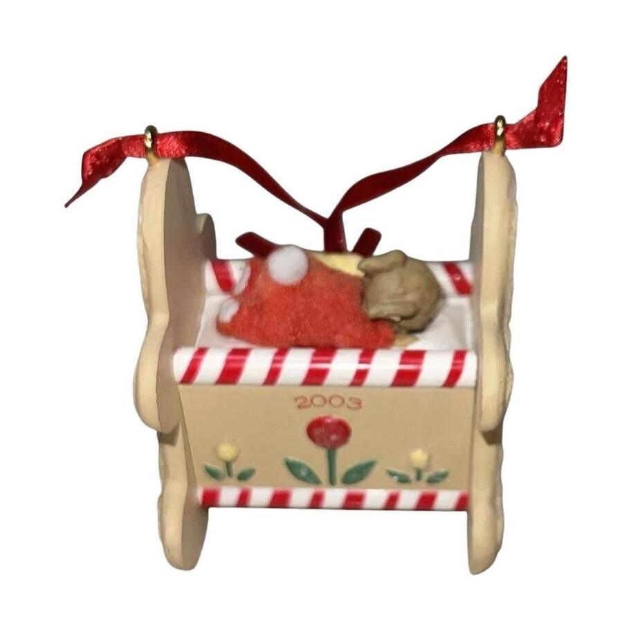 2003 GrandChild's First Christmas Hallmark Ornament (Baby's First Christmas) QXG2437 Image3