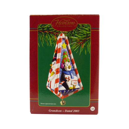 2003 Grandson – Dated 2003 (Family) Carlton Cards Heirloom Ornament CXOR-031P Image2
