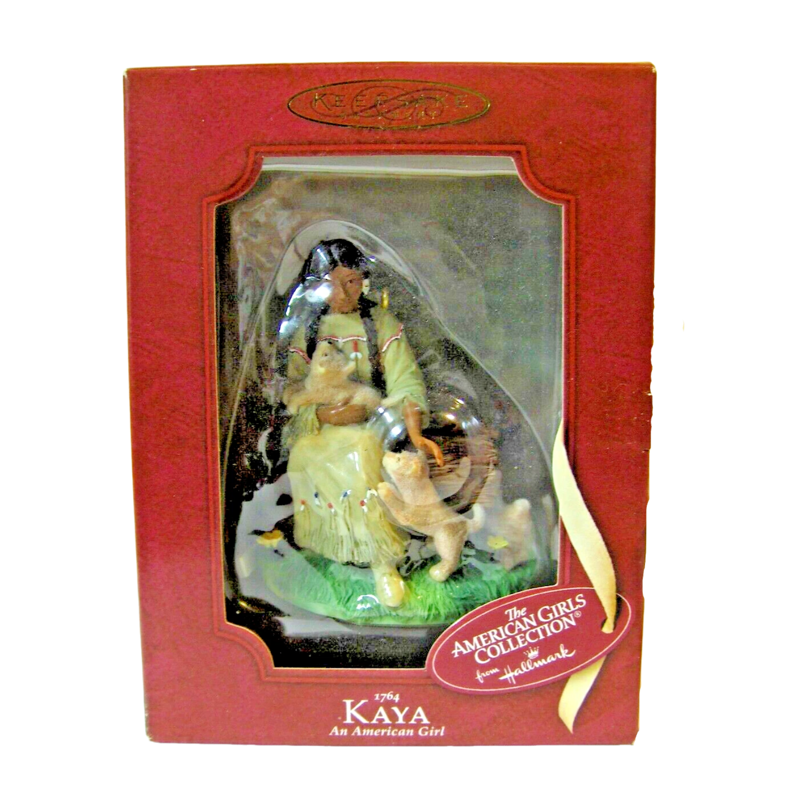 2003 Hallmark Ornament (1764) Kaya An American Girl Hallmark Ornament (The American Girls Collection) QAC6414 Image2