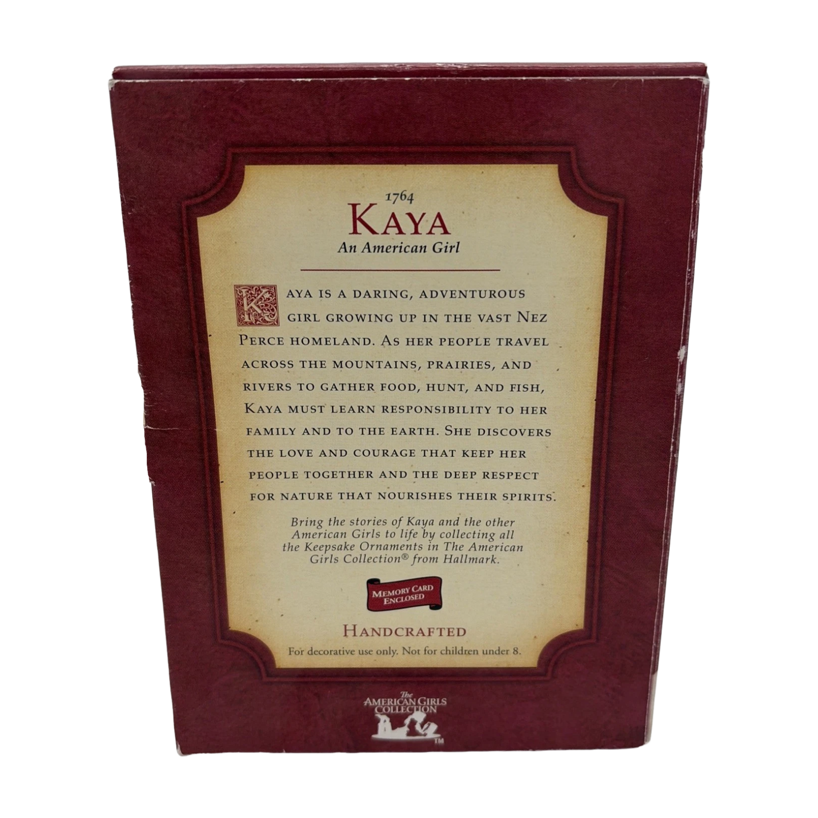 2003 Hallmark Ornament (1764) Kaya An American Girl Hallmark Ornament (The American Girls Collection) QAC6414 Image6