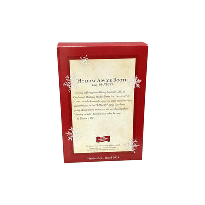 2003 Holiday Advice Booth Lucy (Peanuts)