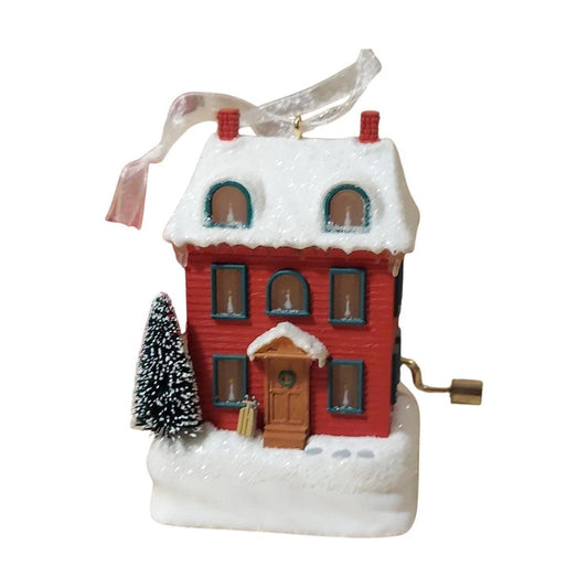 2003 I'll Be Home for Christmas Hallmark Ornament (Windup Music) QLX7519 Image1