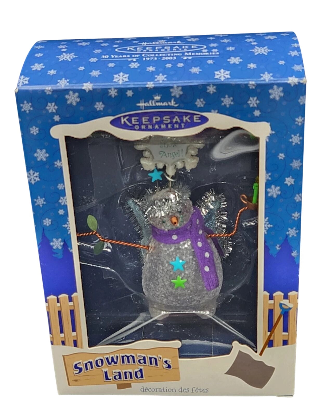 2003 I'm Snow Angel! Hallmark Ornament (Snowman's Land) QP1109