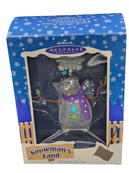 2003 I'm Snow Angel! Hallmark Ornament (Snowman's Land) QP1109