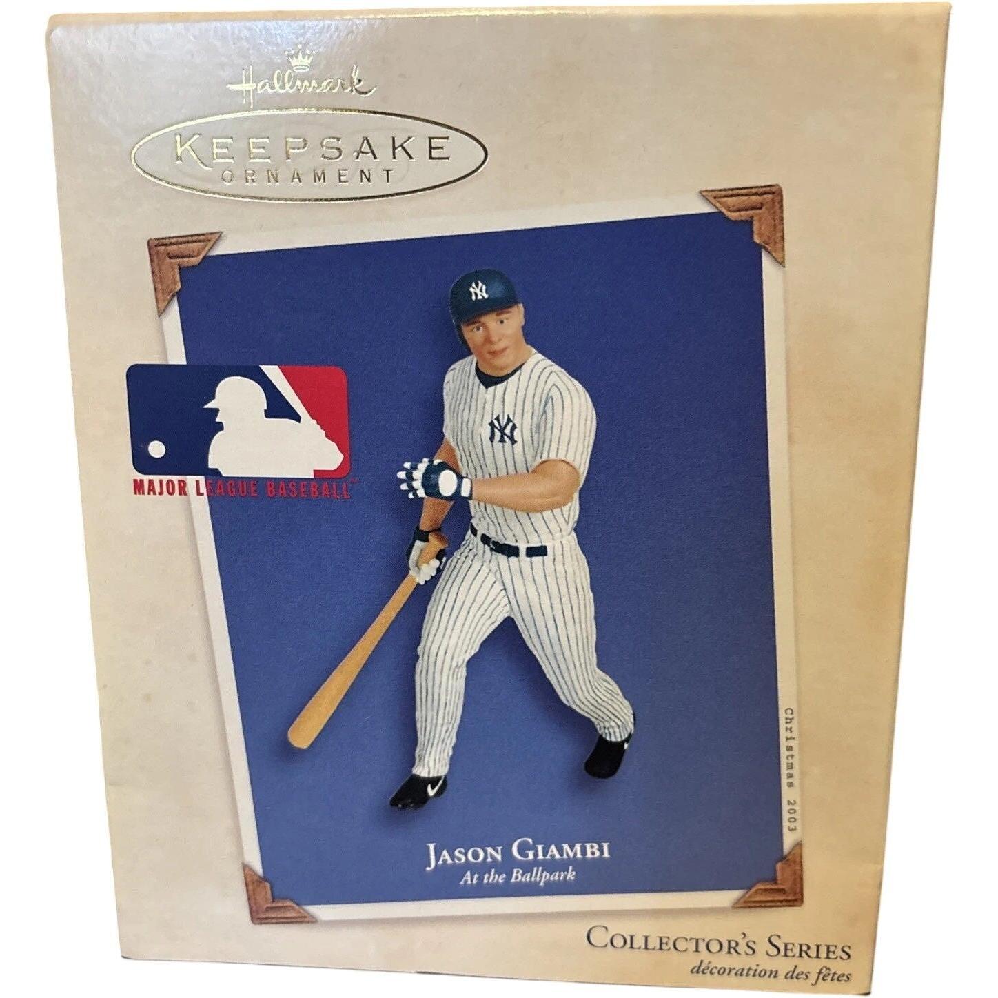 2003 Jason Giambi Hallmark Ornament (At the Ballpark) QX2449