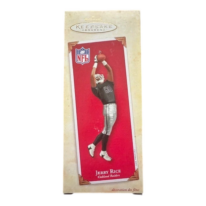 2003 Jerry Rice Hallmark Ornament (Oakland Raiders) QXI4267
