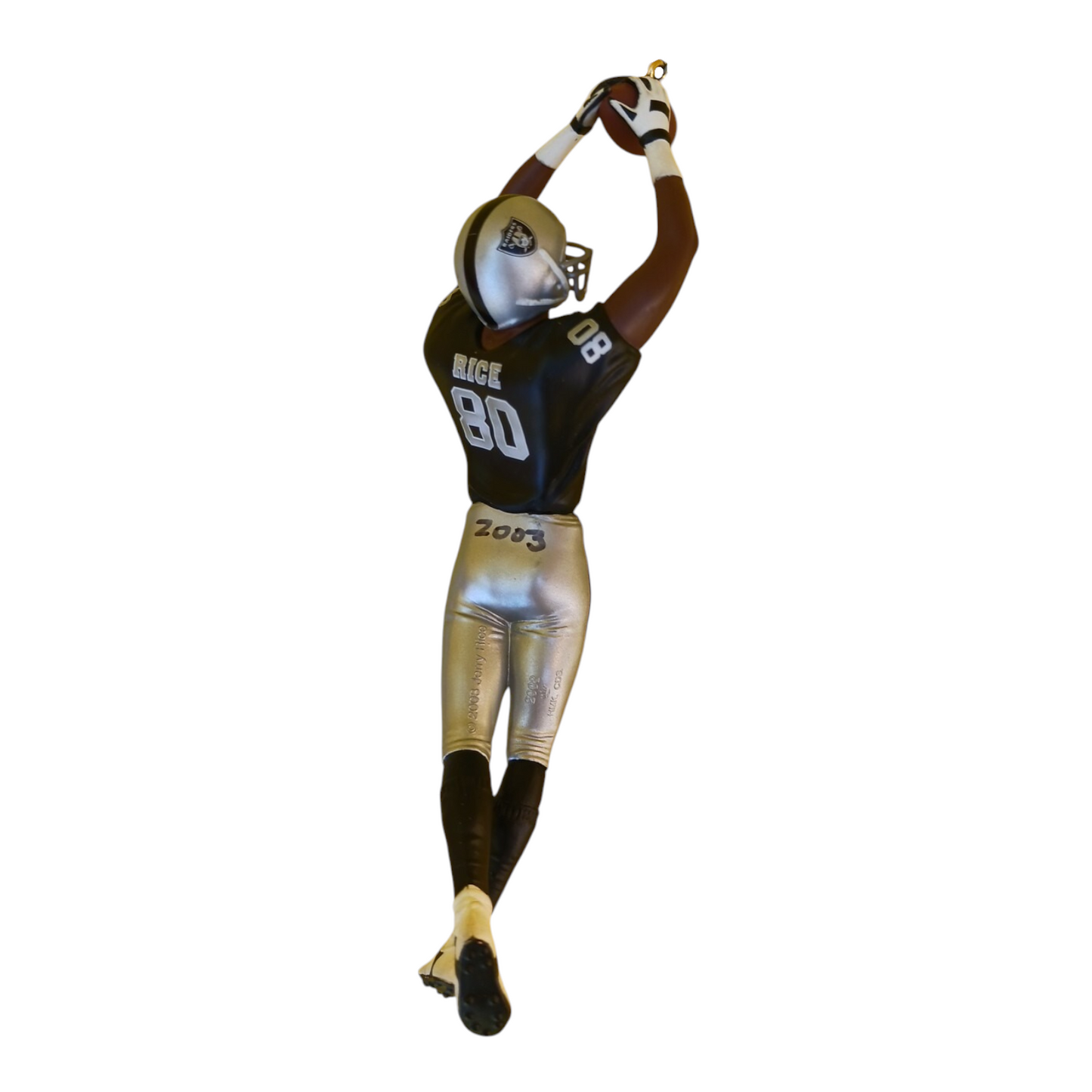 2003 Jerry Rice Hallmark Ornament (Oakland Raiders) QXI4267