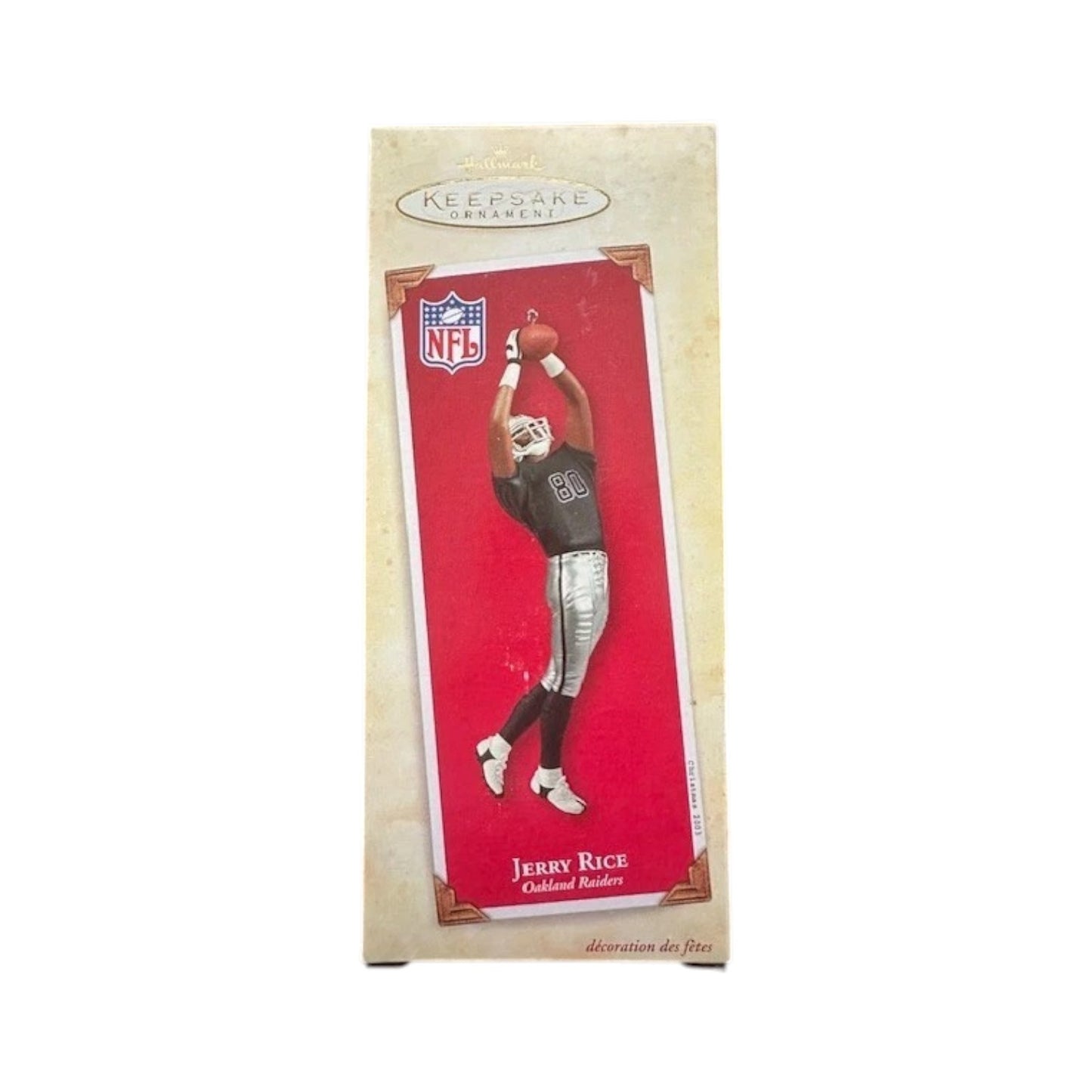 2003 Jerry Rice Hallmark Ornament (Oakland Raiders) QXI4267 Image2