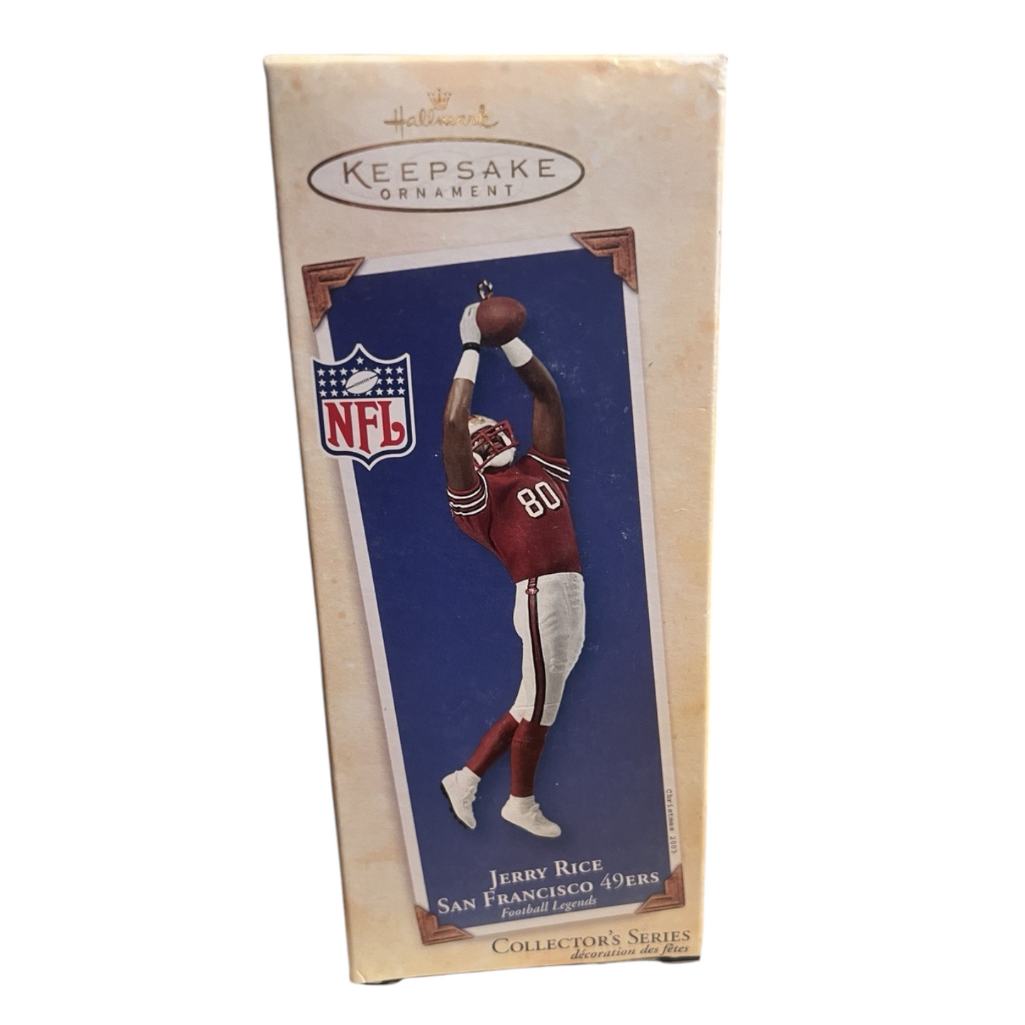 2003 Jerry Rice San Francisco 49ers Hallmark Ornament (Football legends) QX2457
